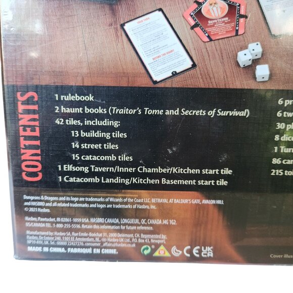 Avalon Hill Hasbro Betrayal at Baldur's Gate Modular Board Hidden Traitor Game - Picture 8 of 12